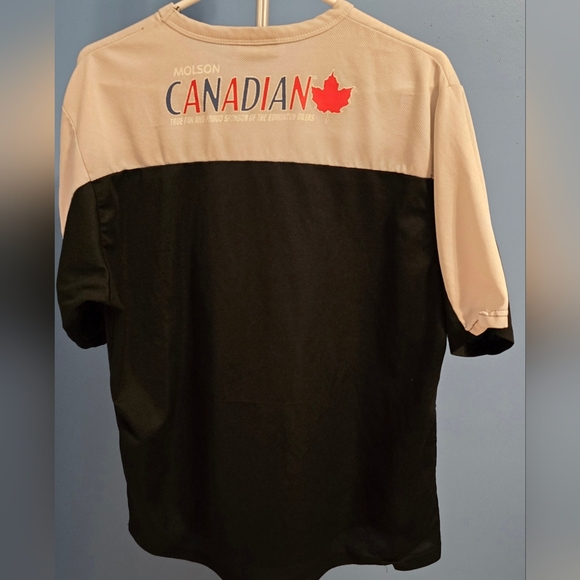 OILERS NHL "MOLSON CANADIAN" MEN TEE - Picture 2 of 3
